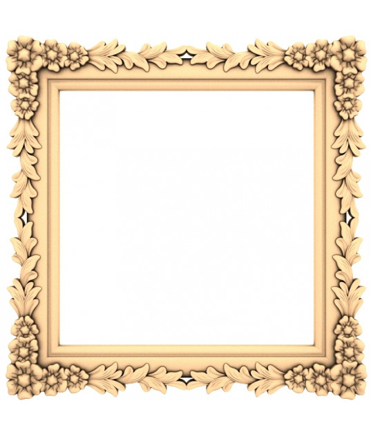 Floral Elegance 3D Frame