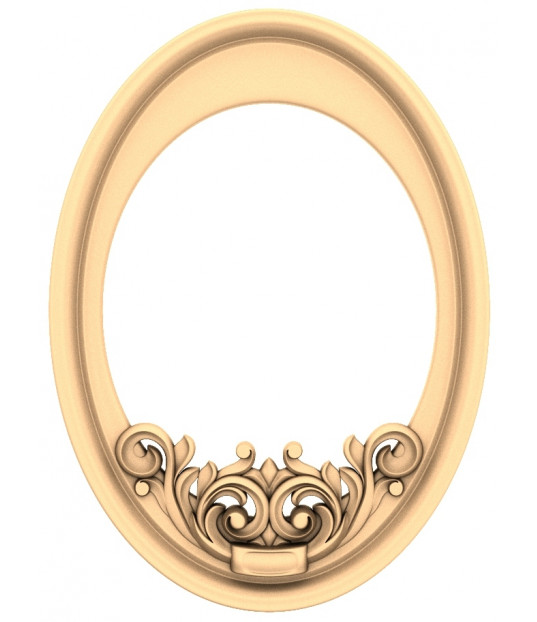 Baroque Elegance Oval Frame