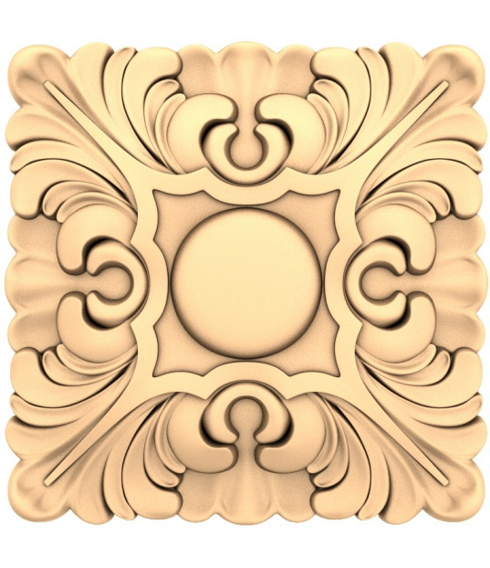 Baroque Flourish Panel