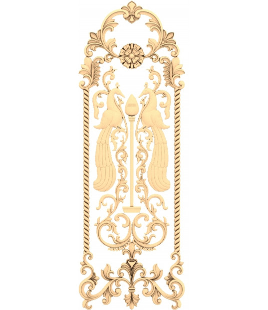 Regal Peacocks Panel