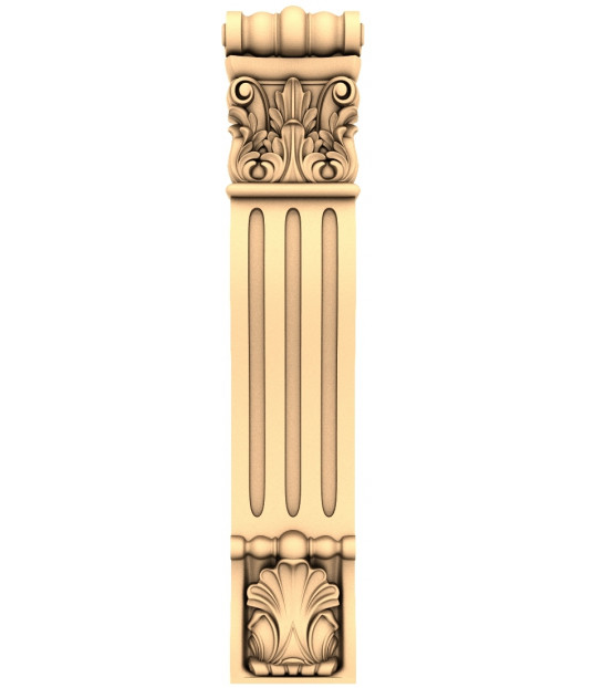 Ornamental Fluted Pilaster
