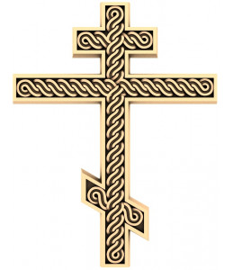 Knotwork Orthodox Cross