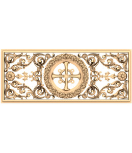 Baroque Flourish Panel