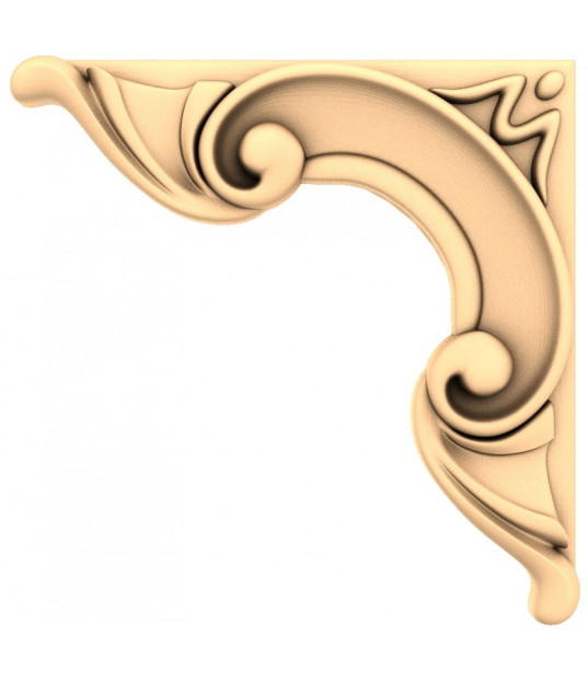 Elegant Curl Corner