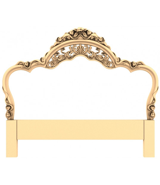 Rococo Elegance Bed Headboard