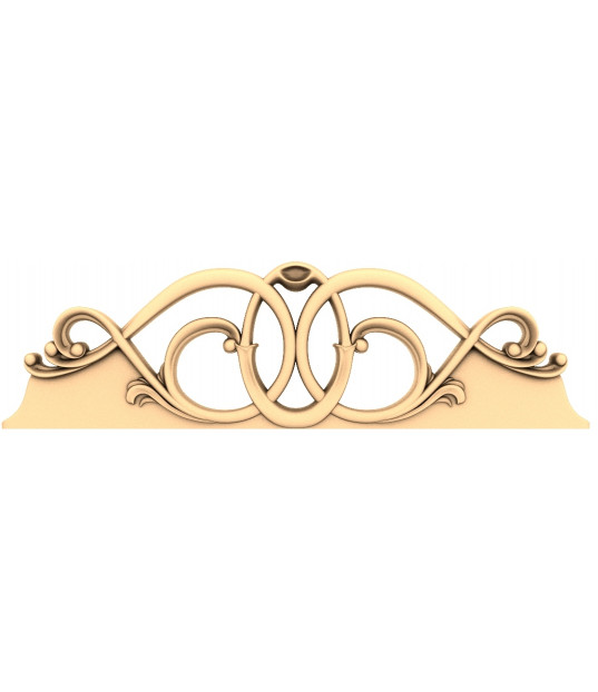 Graceful Scrolls Decorative Panel