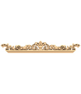 Ornate Floral Pediment
