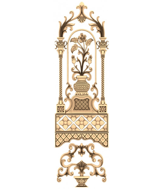 Floral Elegance Panel