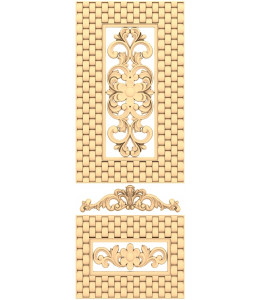 Floral Elegance Panel