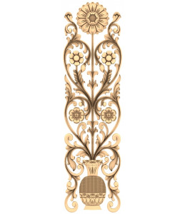 Floral Elegance Panel