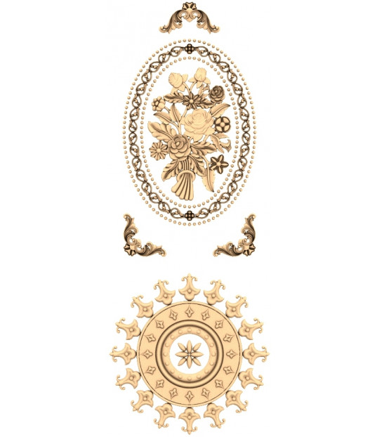 Floral Harmony Decorative Set