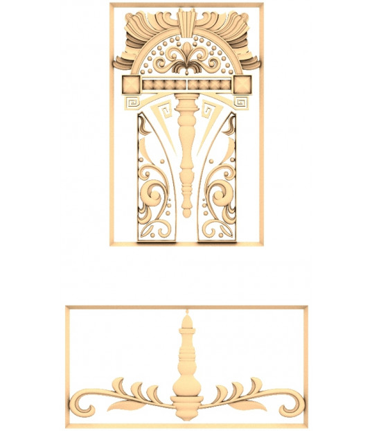 Baroque Decorative Panel