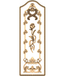 Floral Elegance Vertical Panel