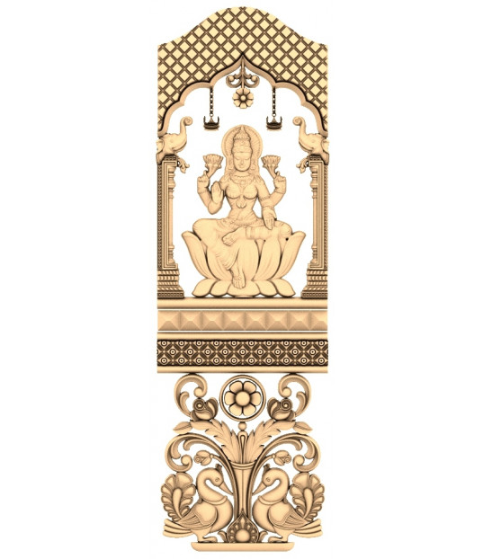 Goddess Lakshmi Carving