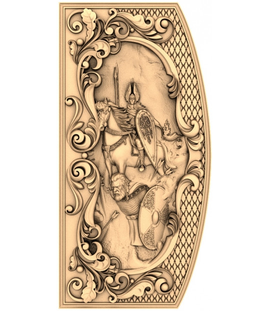 Knight's Valor 3D Shield Relief