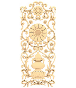 Floral Elegance Relief