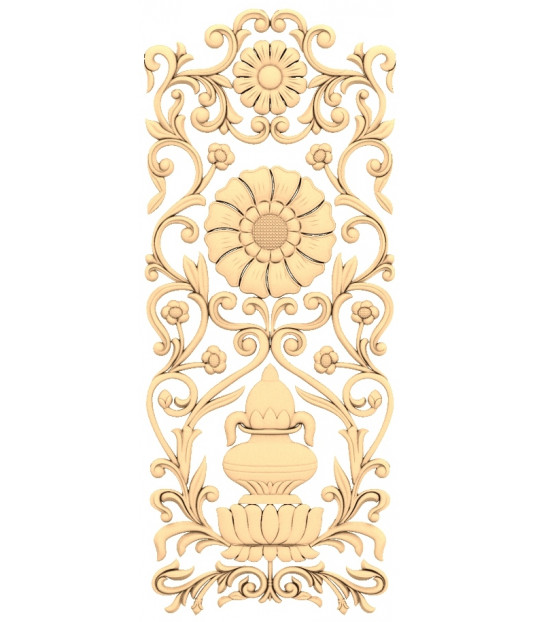 Floral Elegance Relief
