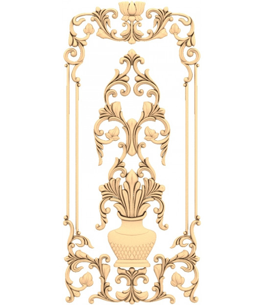 Floral Elegance 3D Panel