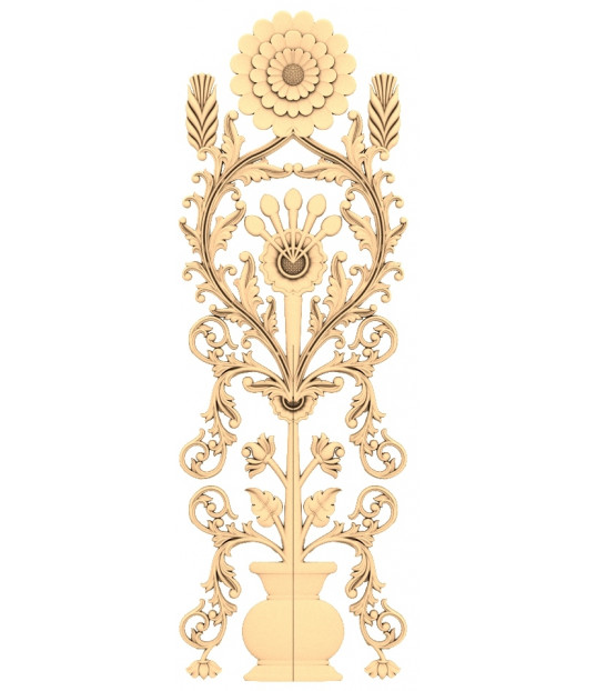 Floral Elegance Panel