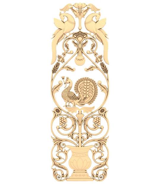 Regal Peacock Flourish