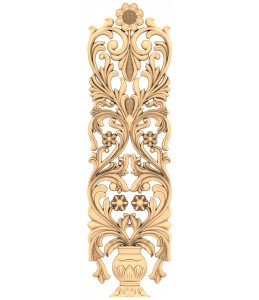 Floral Elegance 3D Relief