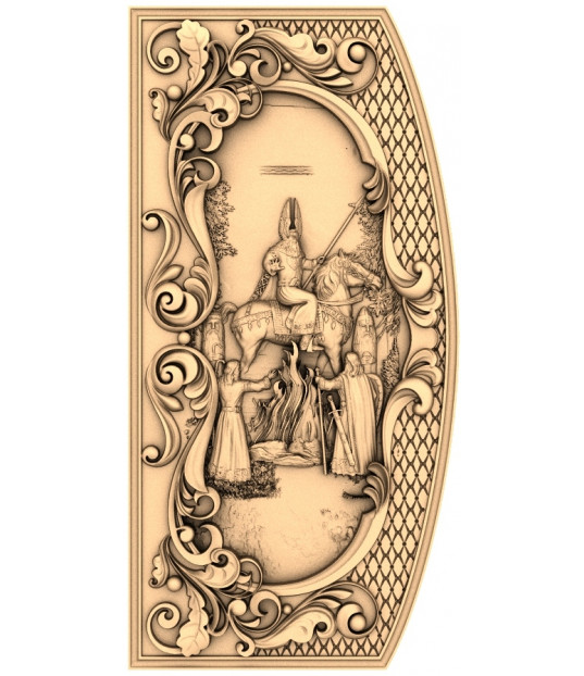 Medieval Knight Relief