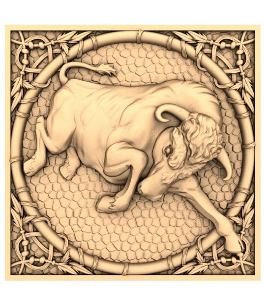 Majestic Bull Relief