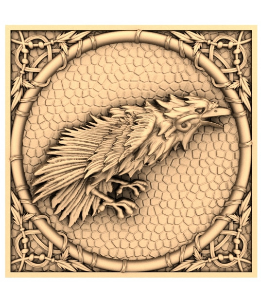 Majestic Raven Relief