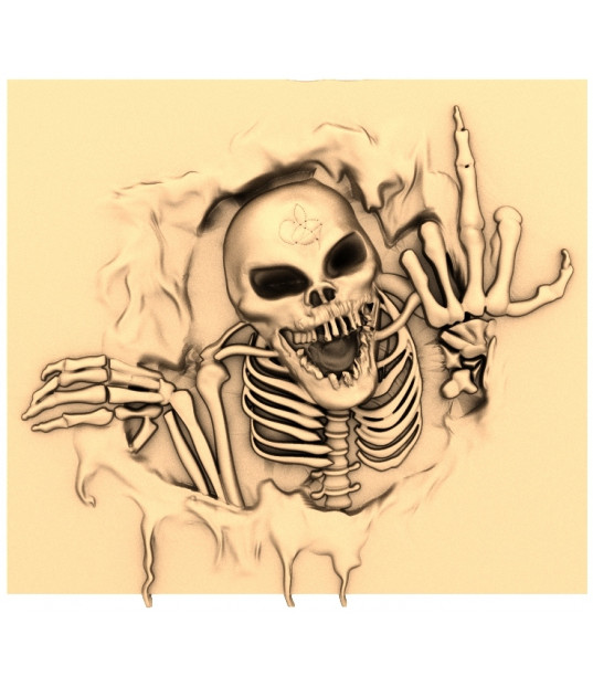 Rebellious Skeleton Relief