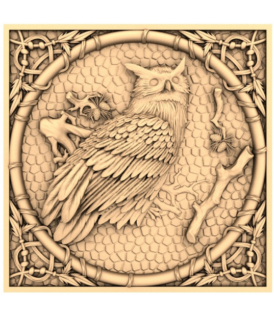 Majestic Owl Relief
