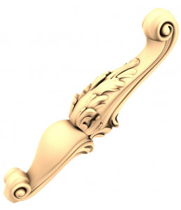 Ornate Leaf Motif Handle