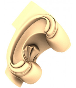 Ornate Corner Acanthus Corbel