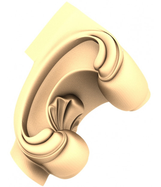 Ornate Corner Acanthus Corbel