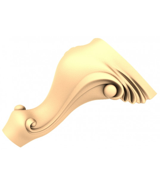Elegant Scroll Corbel