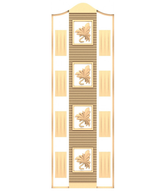 Floral Ornamental Panel Model