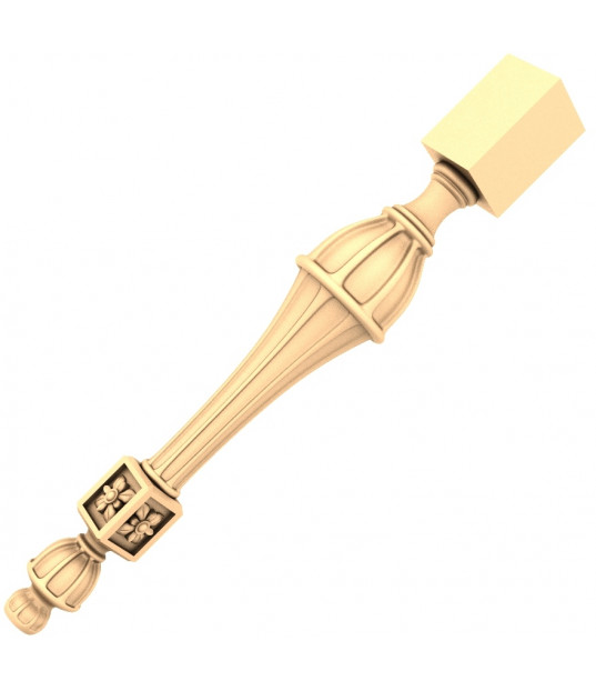 Elegant Floral Baluster