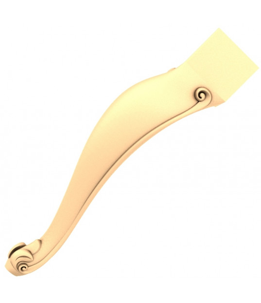 Elegant Scroll Leg