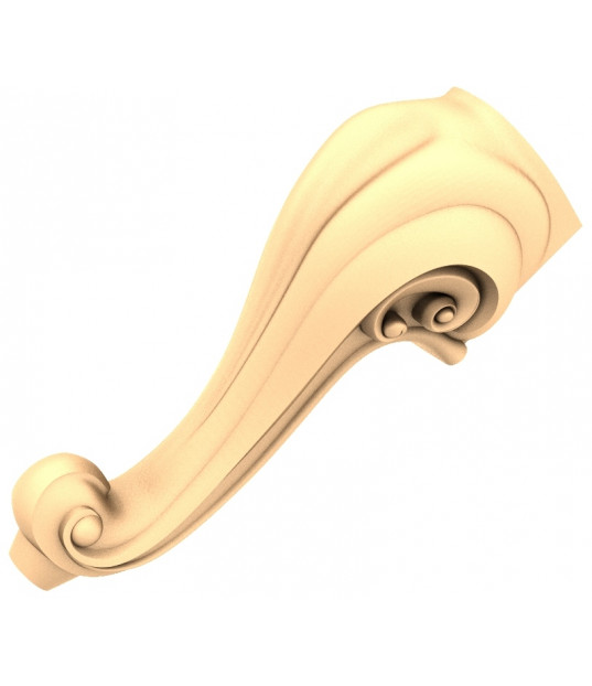 Graceful Scroll Corbel