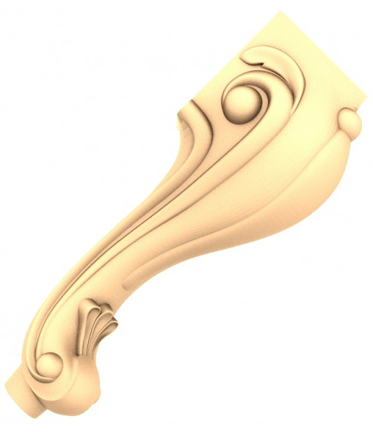 Ornate Curved Corbel