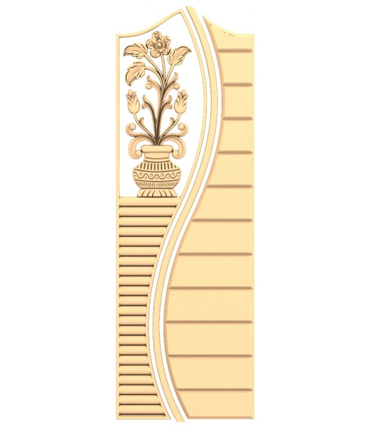 Floral Cascade Decorative Panel