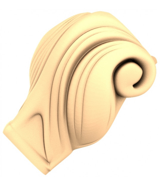 Elegant Scroll Corbel