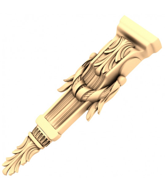 Baroque Elegance Table Leg