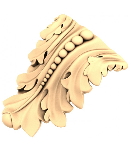 Ornate Acanthus Leaf Corner Decor