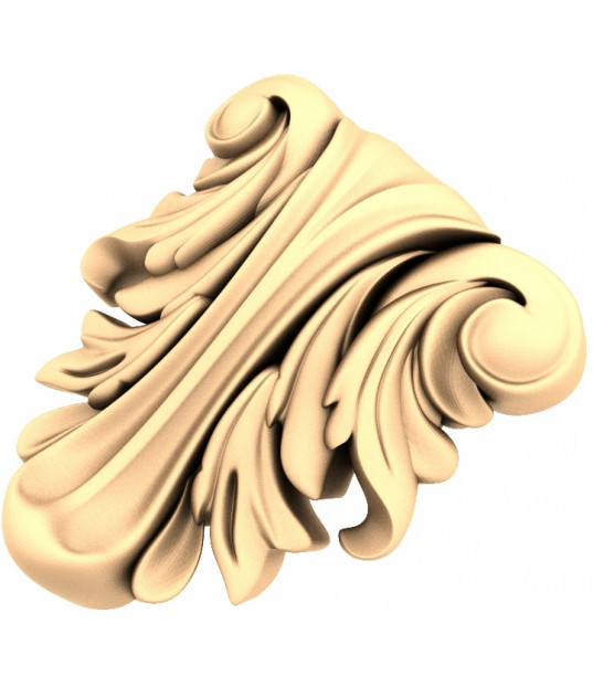 Baroque Acanthus Corner Decor
