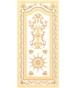 Baroque Elegance 3D Panel