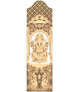 Majestic Ganesha Wall Panel