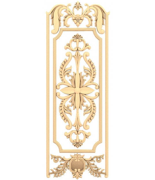 Rococo Elegance Decorative Panel