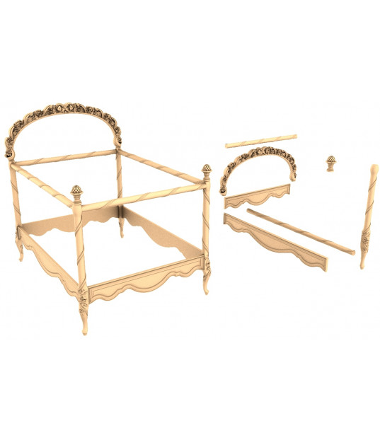 Regal Elegance Bed Frame