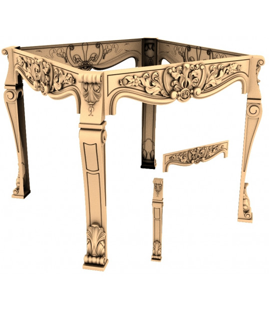 Baroque Elegance Table Frame