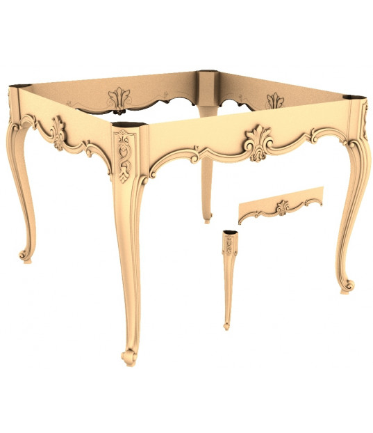 Rococo Elegance Table Frame